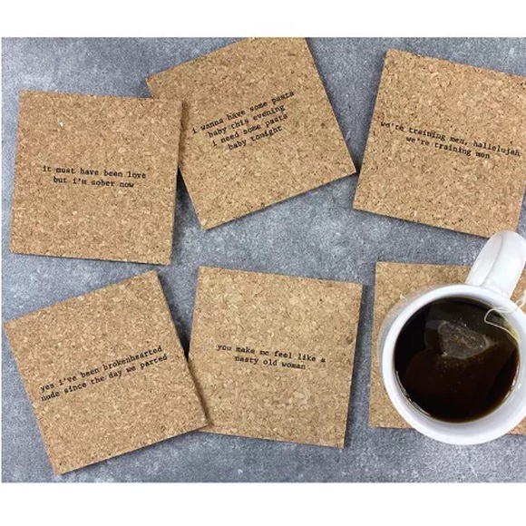 NEW Mistaken lyric funny coaster set ladies night - Picture 2 of 6